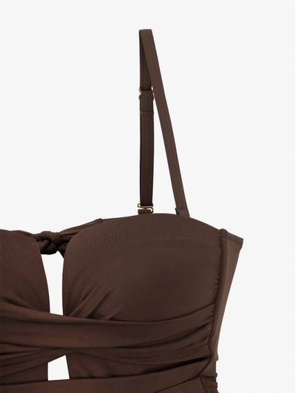 Купальник однотонний жіночий GENUA 57765 38 Коричневий shop (2000999460746) | Зображення 1