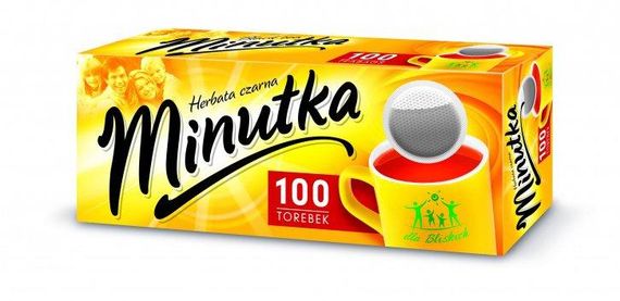 Чай черный мелколистовой в пакетиках Minutka  140г (100шт), Польша
