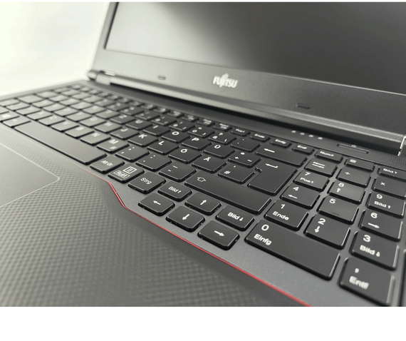 Ноутбук Fujitsu LifeBook E559 / 15.6" (1920x1080) IPS / Intel Core i7-8565U (4 (8) ядра по 1.8 - 4.6 GHz) / 8 GB DDR4 / 240 GB SSD / Intel UHD Graphics / WebCam б/у | Зображення 2