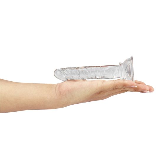 Реалистичный фаллоимитатор WeLove FlexiGrip Clear с присоской 12 см | Зображення 8