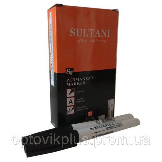 Маркер чорний (упаковка 12шт)