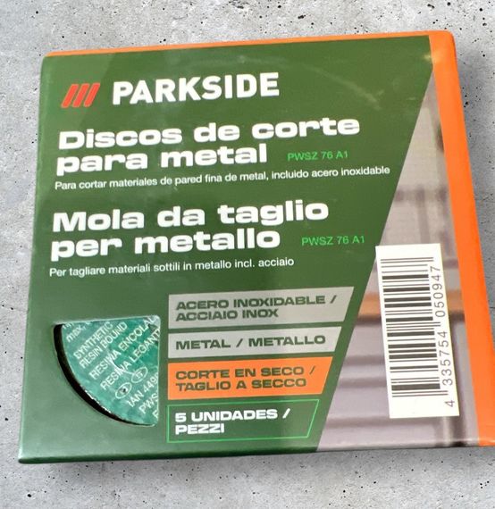 Алмазный диск Parkside Отрезные диски parkside 5 шт 76мм