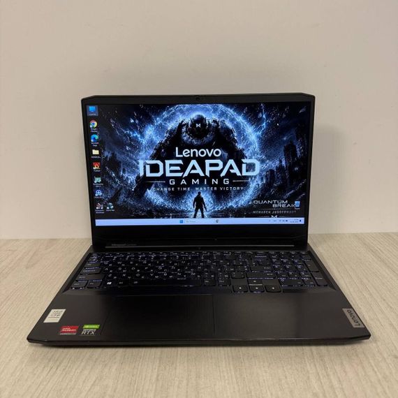 Игровой ноутбук Б-класс Lenovo IdeaPad Gaming 3 15ACH6 / 15.6" (1920x1080) IPS / AMD Ryzen 5 5600H (6 (12) ядер по 3.3 - 4.2 GHz) / 16 GB DDR4 / 512 GB SSD / nVidia GeForce RTX 3050, 4 GB GDDR6, 128-bit / WebCam б/у | Зображення 1