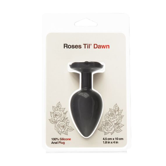 Анальна пробка BMS Roses Til’ Dawn Silicone Anal Plug Large | Зображення 3