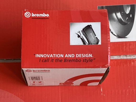 Гальмівні колодки дискові, задня вісь BREMBO, P83024 | Зображення 3