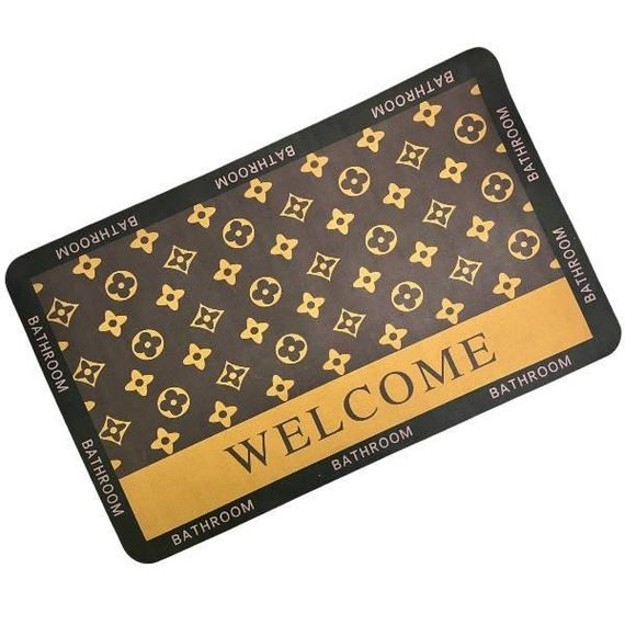 Коврик для ванной/кухни влаговпитывающий Коричневый LV 50*80 см