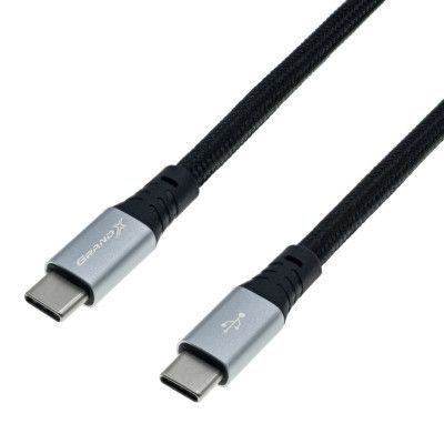 Дата кабель USB-C to USB-C USB 3.1 Grand-X (TPC-02) | Зображення 1