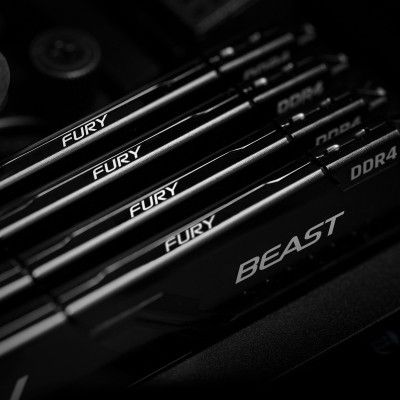 Модуль памяти для компьютера DDR4 16GB (2x8GB) 3200 MHz Fury Beast Black Kingston Fury (ex.HyperX) | Зображення 6