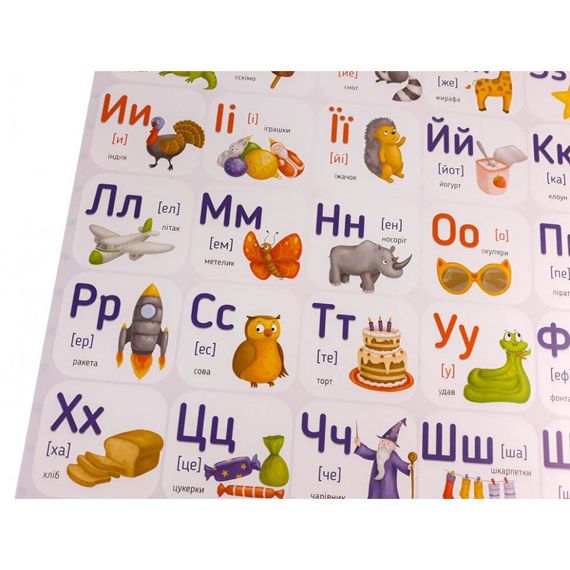 Плакат Український алфавіт 120498 | Зображення 2