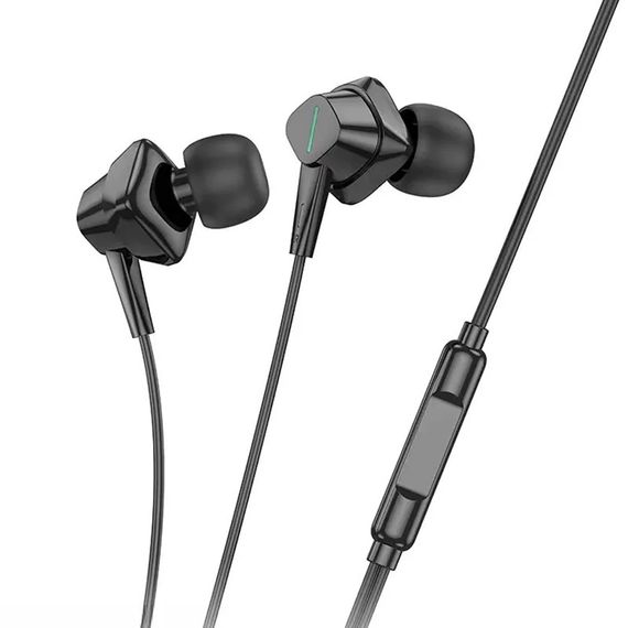 Стерео Навушники Hoco M113 Landy universal (Type-C/1.2m) Black | Зображення 1