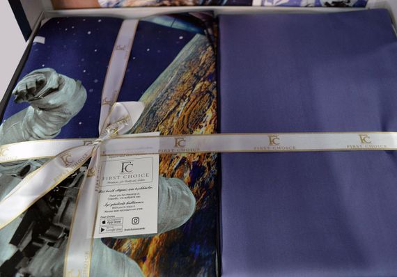 Постельное белье First Choice 3D Satin 160×220 Space | Зображення 4