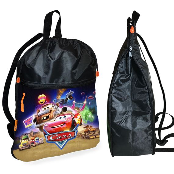 Школьный рюкзак детский Тачки Молния Маккуин + Сумка для обуви спортивной формы рюкзак-мешок мальчику (01848) | Зображення 1