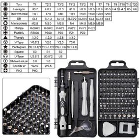 Набор мини прецизионных отверток 115 в 1 для DF-903 ремонта электроники