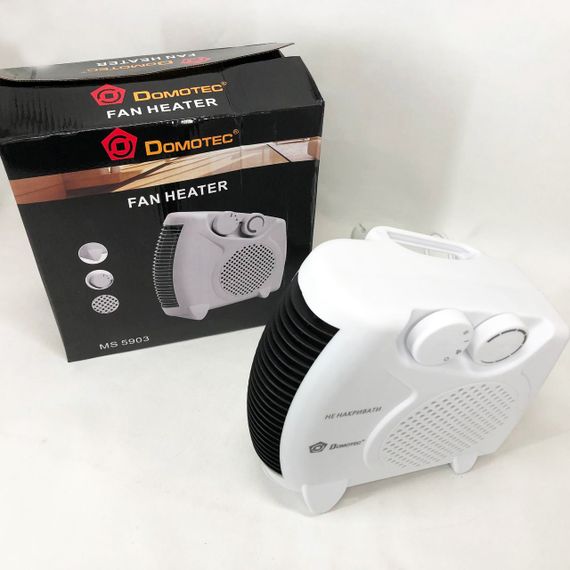Електричний обігрівач для офісу Domotec, Портативний електричний міні-обігрівач, Вітродуйка для дому HX-61 | Зображення 8
