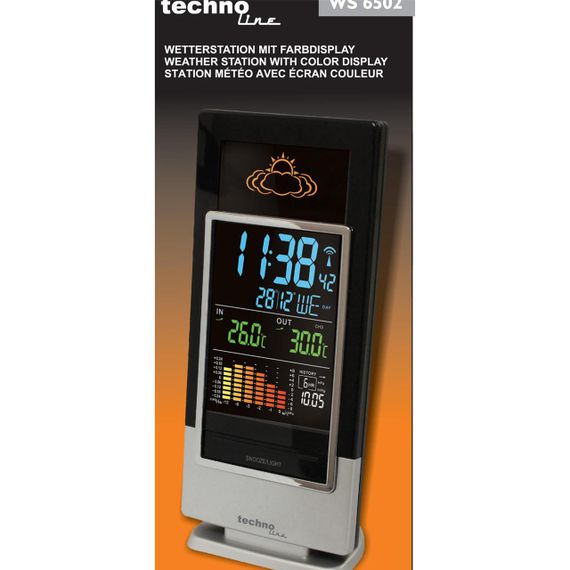 Метеостанція Technoline WS6502 Black/Silver (WS6502) | Зображення 3