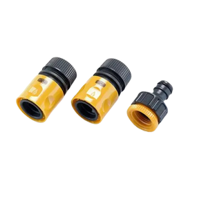 Набір для шланга 3/4" (конектор 3/4" аквастоп/конектор 3/4"/адаптер 1/2"+3/4") СИЛА