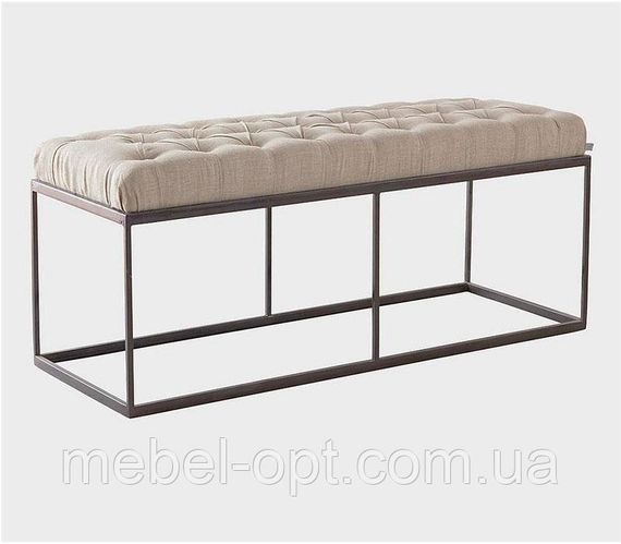 Банкетка-отоманка Стелла В 038 Loft, в стилі лофт, арт деко, вибір розміру, кольору рама і оббивки | Зображення 2