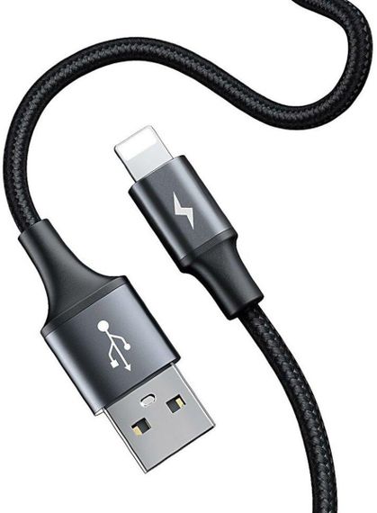 Кабель Baseus Special Data Cable for Backseat (USB to iP+Dual USB) Black | Зображення 1