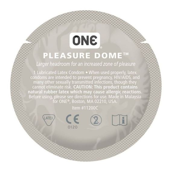 Набір латексних презервативів One Pleasure Dome із розширеною головкою (ціна за 5 шт.) Sex Aura