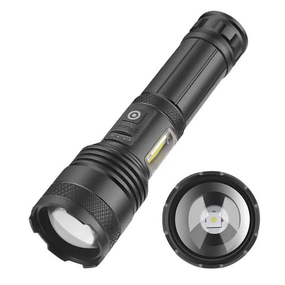 Ліхтарик PLD-P815 White Laser LED PM10-TG+COB, Ліхтарик тактичний акумуляторний ручний | Зображення 3