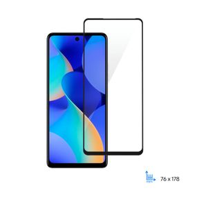 Захисне скло 2E  для TECNO Spark 10 Pro (KI7), 2.5D FCFG,(1 Pack),black border (2E-TC-SP10P-SMFCFG-BB)
