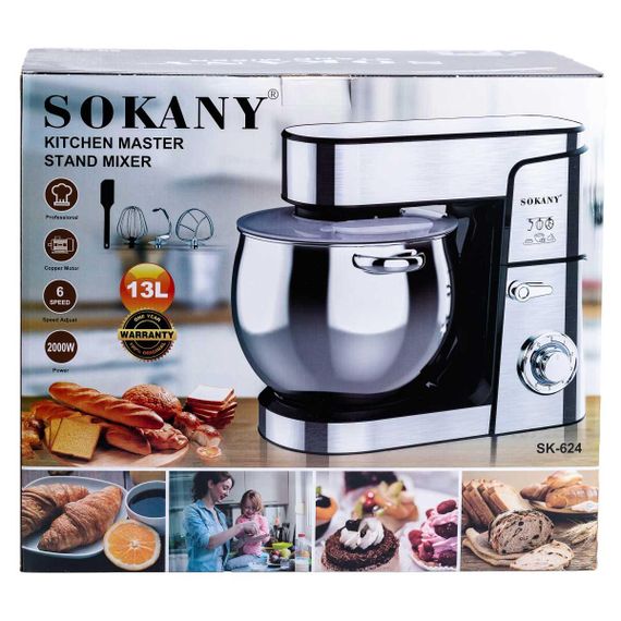 Міксер Sokany SC624 з чашею на 13 літрів | Зображення 6