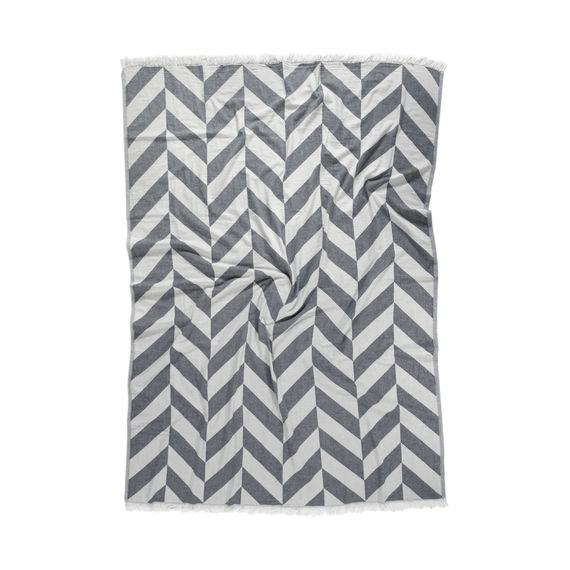 Плед Barine 9193 Туреччина 130*180 см  Бавовна Чорний