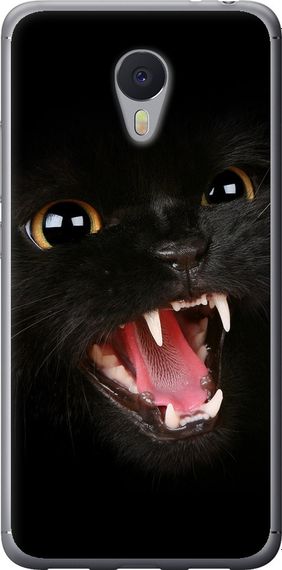 Чехол на Meizu M3 Note Чёрная кошка "932u-256-17620"