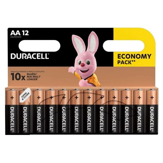 Батарейка калюжна Duracell AA MN1500 LR06 * 12