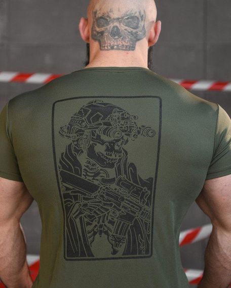 Тактична терморегулююча футболка SABUR hell олива ВТ6580 | Зображення 3