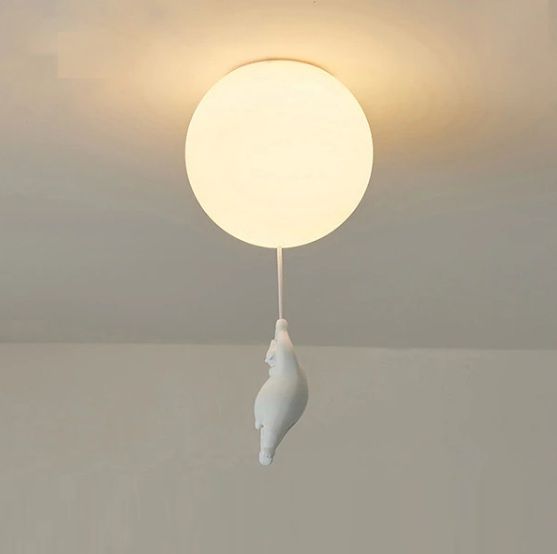 Люстра стельова на 1 лампочку 26806 Білий 60х25х25 см.