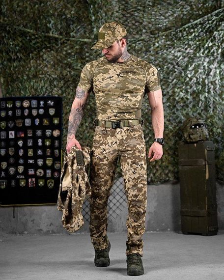 Літній еластичний тактичний костюм hunger  5в1 піксель  ДЛ7082 | Зображення 2