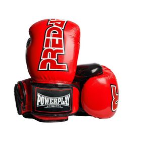 Боксерські рукавиці PowerPlay 3017 Predator Червоні карбон 8 унцій