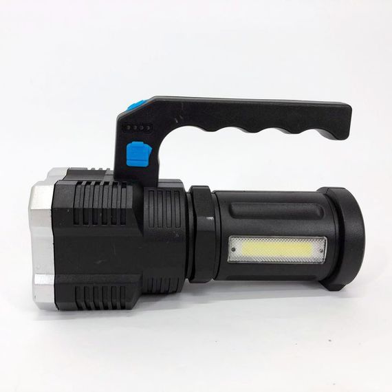 Фонарь светодиодный ручной переносной BL-X510-4LED+COB, светодиодный ручной аккумуляторный портативный | Зображення 7