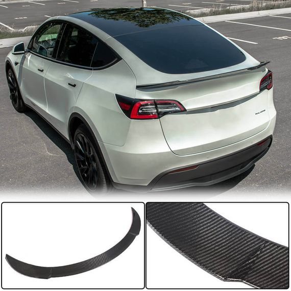 Карбоновый спойлер V1 (2020-2023) для Tesla Model Y 2020- гг | Зображення 1