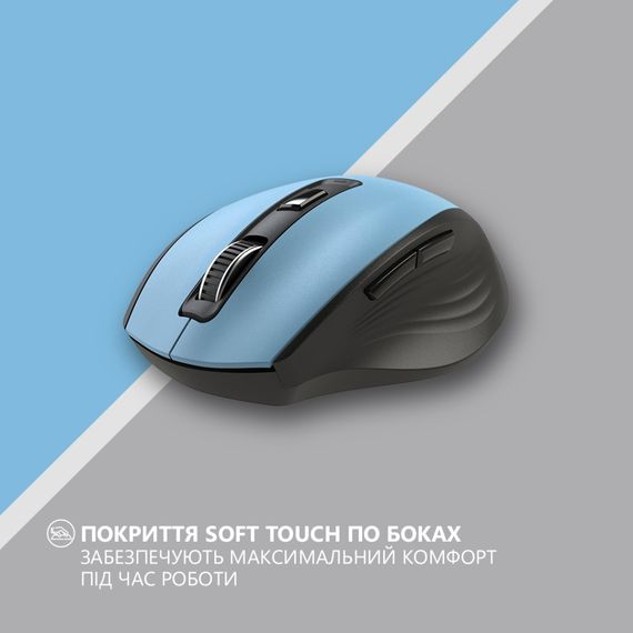 Мишка 2E MF250 Silent Wireless Blue (2E-MF250WBL) | Зображення 2