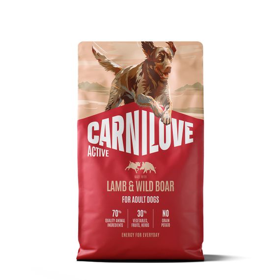 Сухий корм для собак з ягнятком та кабаном Carnilove Active Lamb & Wild Boar, 4 кг