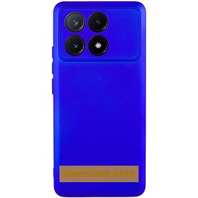 Чохол TPU GETMAN Liquid Silk Full Camera для Xiaomi Poco X6 / Note 13 Pro 5G Синій / Iris