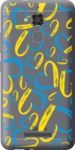 Чехол на Asus Zenfone 3 Max ZC520TL Сердца UA "5292u-442-17620"