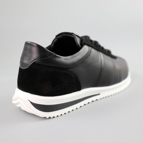 Кросівки жіночі шкіряні 591462 Чорні 36 37 38 39 40 41 | Зображення 5