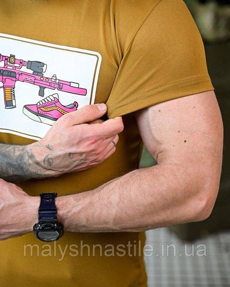 Тактична потокоотводна футболка Tactical team coyot ПП7532 | Зображення 3