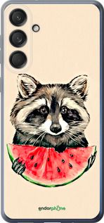 Чохол на Samsung Galaxy M55s Єнотик з кавуном "4605u-3868-2448"