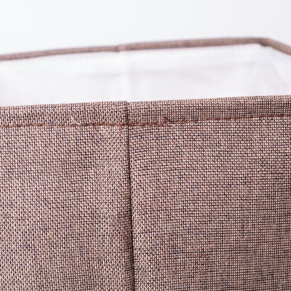 Кошик для білизни 40×33×36 (см) м'який 47 (л) Коричневий HP-41-1 | Зображення 6