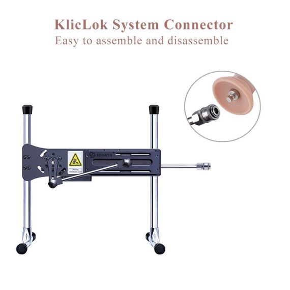 Реалистичный фаллоимитатор для секс-машин Hismith 7.5″ Flexible Silicone Dildo, система KlicLok | Зображення 2