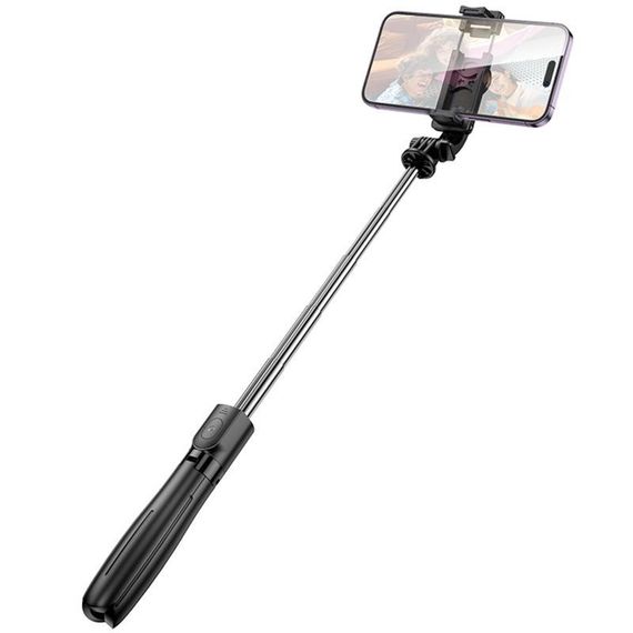 Монопод для селфі Borofone BY13 Nube live broadcast stand Black | Зображення 4