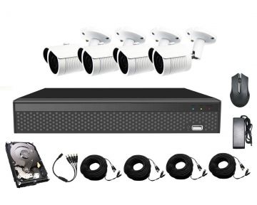 Комплект видеонаблюдения CoVi Security ADH-4W KIT  HDD500