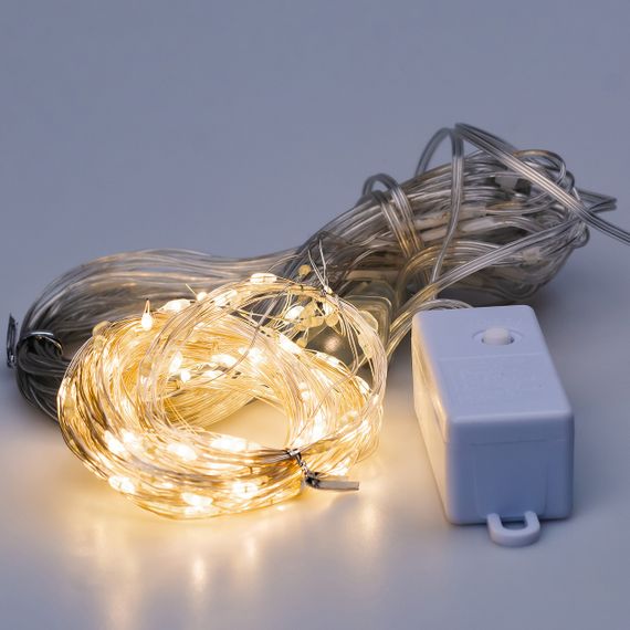 Гірлянда штора світлодіодна GarlandoPro 200LED Роса 3х3м 8 режимів 10 ниток гірлянда роса на ялинці Жовтий 173308Y | Зображення 1