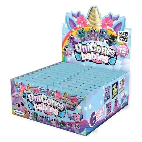 Колекційна фігурка-сюрприз Babies – Єдинорожик Unicones KIDDISVIT 1239-UA Різнокольоровий shop (8886457612391) | Зображення 1
