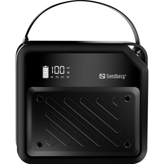 УМБ Sandberg 72000mAh 268W, DC9,6–12,6v, 2xUSB-A, 2xUSB-C 100w In/Out, LMFP, ліхтарик 6Вт