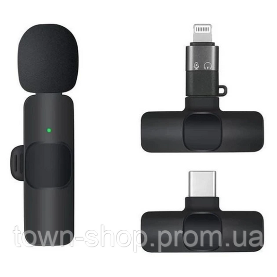 Микрофон беспроводной цифровой IP Borofone Trophy Lavalier BFK12 6348 | Зображення 2